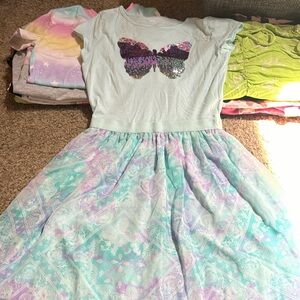 Children’s Place Girls Butterfly Dress - Size 10/12